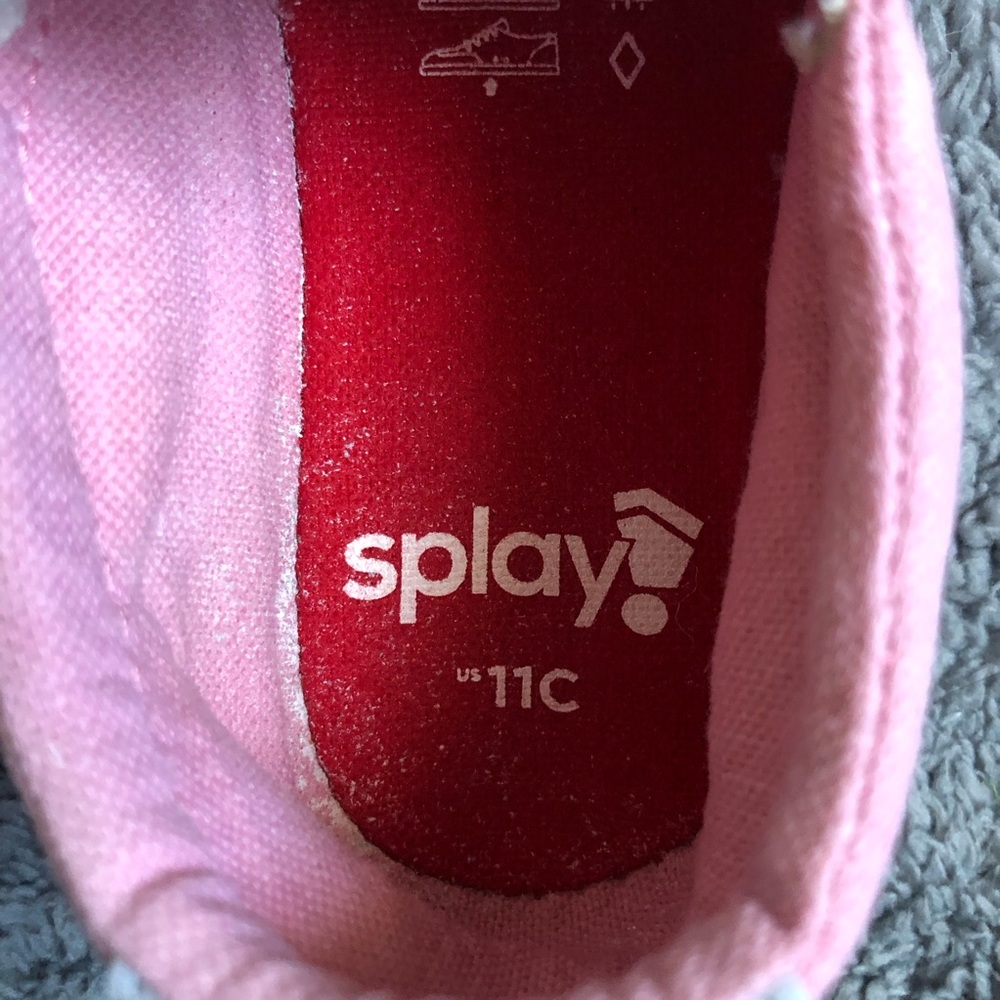 Pink Splay Slip-On Canvas Shoes - Picture 6 of 7
